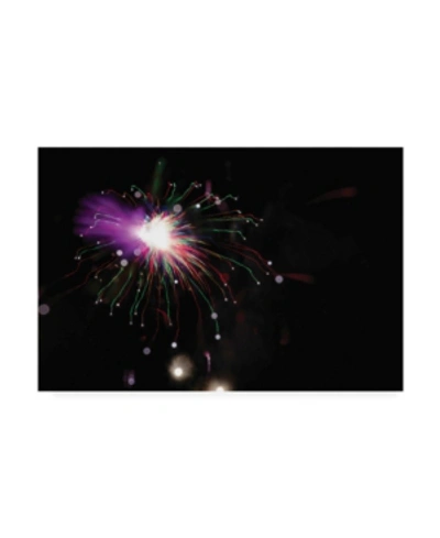 Trademark Global Kurt Shaffer Abstract Fireworks In Technocolor Canvas Art In Multi