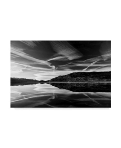 Trademark Global American School Owens Lake Reflectionblack And White Canvas Art In Multi