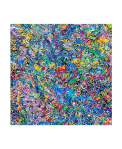 Trademark Global Mark Lovejoy Abstract Splatters Lovejoy 2 Canvas Art - 15" X 20" In Multi