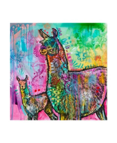 Trademark Global Dean Russo Llama Canvas Art In Multi