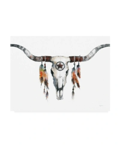 Trademark Global Avery Tillmon Longhorn Crop Canvas Art In Multi