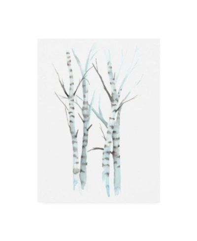 Trademark Global Grace Popp Aquarelle Birches I Canvas Art In Multi