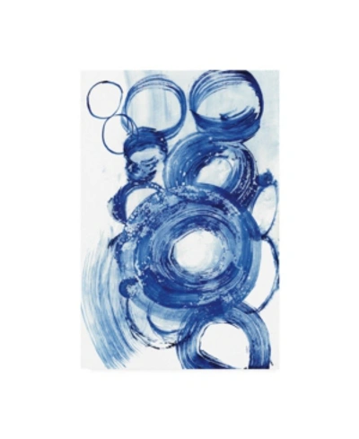 Trademark Global Jodi Fuchs Blue Circle Study Ii Canvas Art In Multi