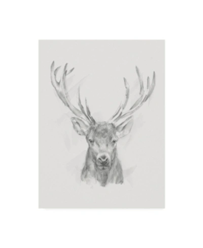 Trademark Global Ethan Harper Contemporary Elk Sketch Ii Canvas Art In Multi