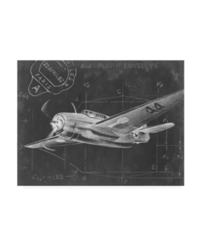 Trademark Global Ethan Harper Flight Schematic Ii Canvas Art In Multi