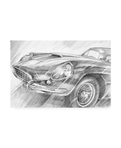 Trademark Global Ethan Harper Sports Car Study Ii Canvas Art In Multi