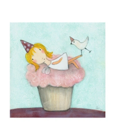 Trademark Global Carla Sonheim Cupcake Fairy Canvas Art In Multi