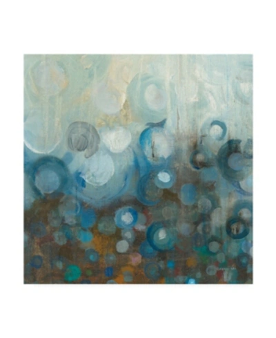 Trademark Global Danhui Nai Blue And Bronze Dots Vii Canvas Art - 15.5" X 21" In Multi