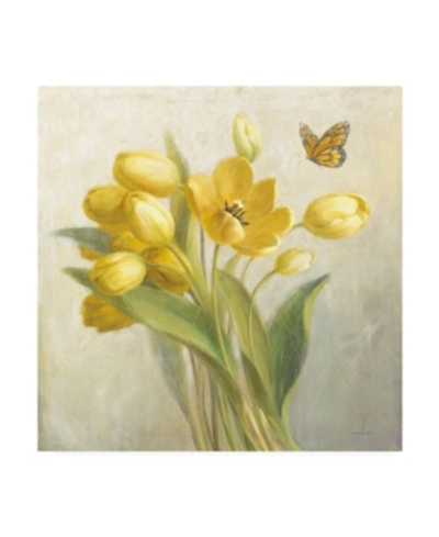 Trademark Global Danhui Nai Yellow French Tulips Canvas Art In Multi