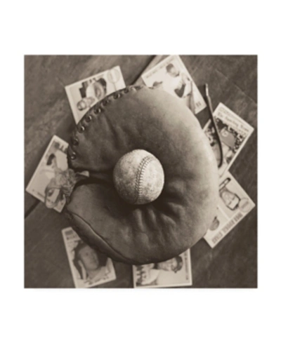 Trademark Global Judy B. Messer Baseball Nostalgia Iii Canvas Art In Multi