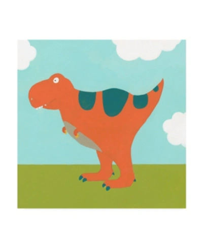 Trademark Global June Erica Vess Playtime Dino I Canvas Art In Multi