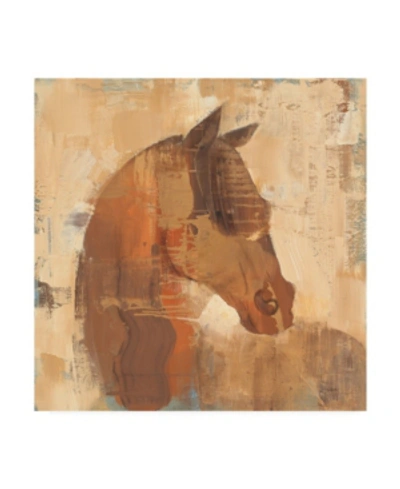 Trademark Global Albena Hristova Spirit Horse Beige Canvas Art In Multi