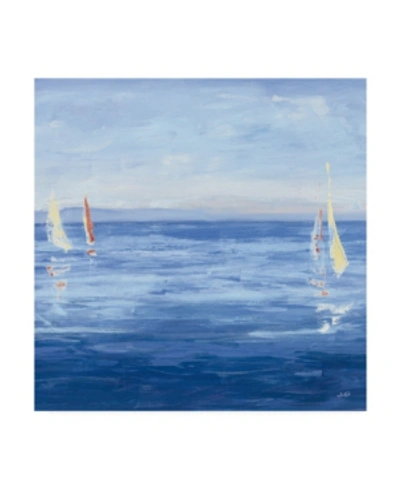 Trademark Global Julia Purinton Open Sail With Red Crop Canvas Art In Multi