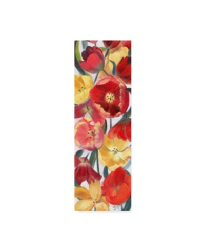 Trademark Global Sandra Iafrate Tulip Array Panel Ii Canvas Art In Multi