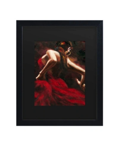 Trademark Global Masters Fine Art Flamenco Dancer Matted Framed Art In Multi