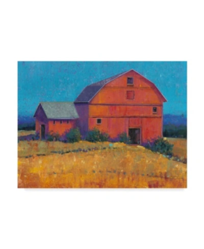 Trademark Global Tim Otoole Colorful Barn View I Canvas Art In Multi