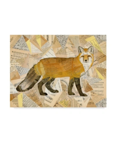 Trademark Global Nikki Galapon Red Fox Collage I Canvas Art In Multi