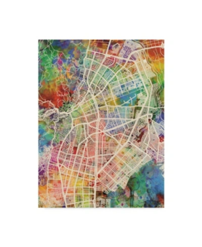 Trademark Global Michael Tompsett Cali Colombia City Map Canvas Art In Multi