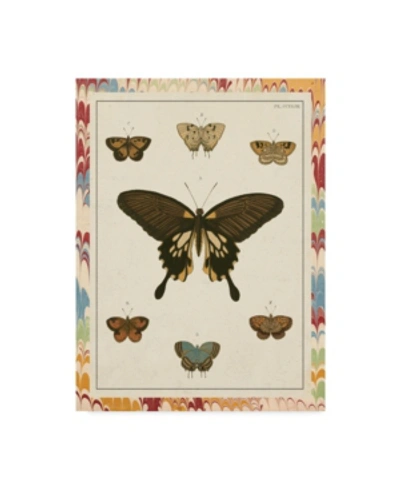 Trademark Global Vision Studio Marble Butterflies I Canvas Art In Multi