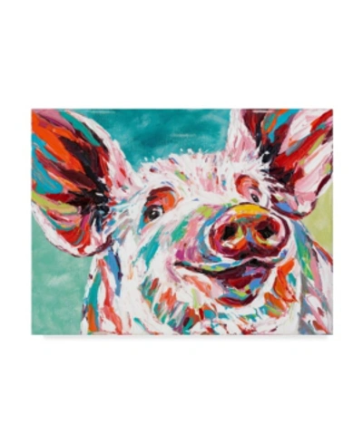 Trademark Global Carolee Vitaletti Piggy I Canvas Art In Multi