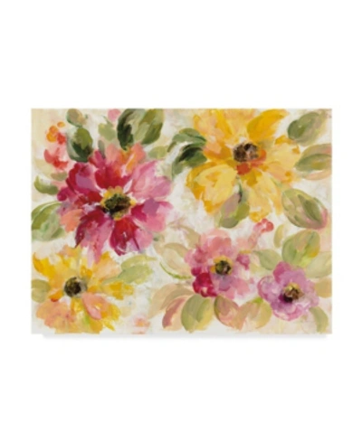 Trademark Global Silvia Vassileva Floral Radiance Canvas Art In Multi