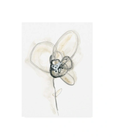 Trademark Global June Erica Vess Monochrome Floral Study I Canvas Art In Multi