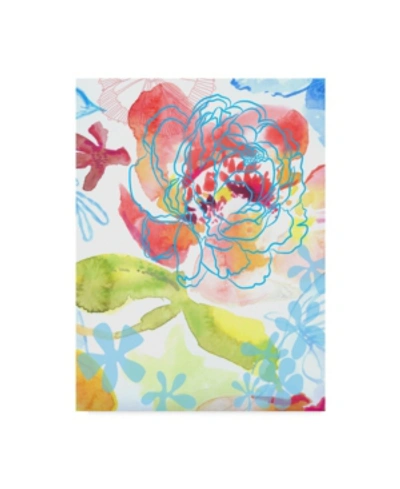 Trademark Global Delores Naskrent Blossoms In The Sun Ii Canvas Art In Multi
