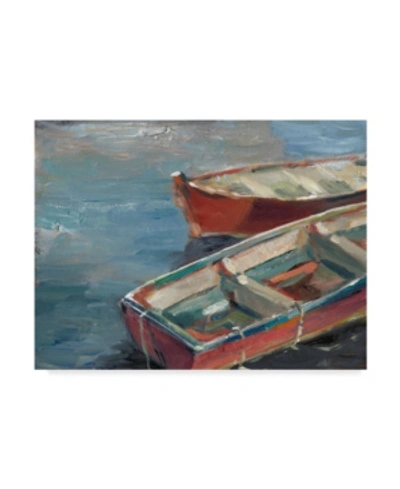 Trademark Global Ethan Harper Boats By The Lake I Canvas Art In Multi