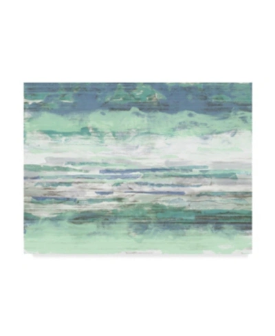 Trademark Global Jennifer Goldberger Seascape Striations I Canvas Art In Multi