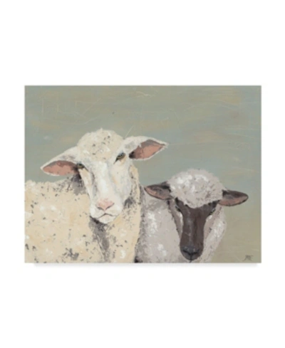 Trademark Global Jade Reynolds Sweet Lambs I Canvas Art In Multi