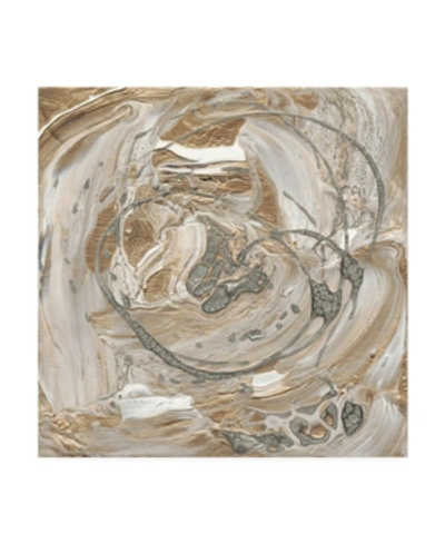 Trademark Global Alicia Ludwig Silver And Gold I Canvas Art In Multi