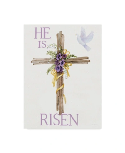 Trademark Global Kathleen Parr Mckenna Easter Blessing Saying Iii With Cross Canvas Art In Multi