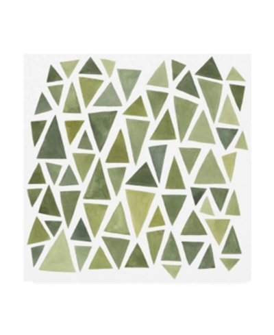 Trademark Global Emma Scarvey Celadon Geometry I Canvas Art In Multi