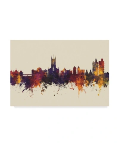 Trademark Global Michael Tompsett Stoke-on-trent England Skyline Iii Canvas Art In Multi