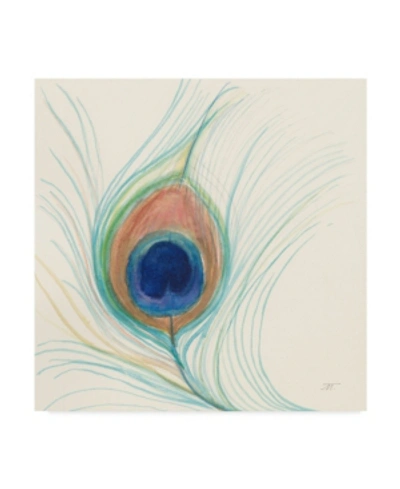 Trademark Global Miranda Thomas Peacock Feather Ii Canvas Art In Multi
