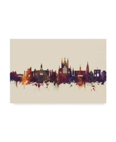 Trademark Global Michael Tompsett Winchester England Skyline Iii Canvas Art In Multi