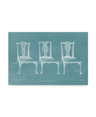 Trademark Global Thomas Chippendale Design For A Chair Iii Canvas Art In Multi
