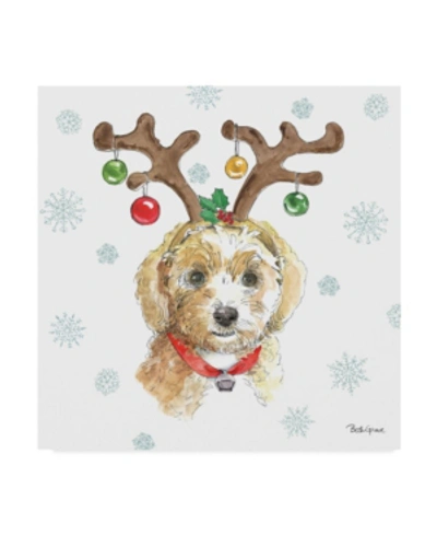 Trademark Global Beth Grove Holiday Paws Vi Canvas Art - 15" X 20" In Multi