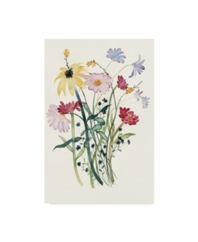 Trademark Global Grace Popp Wildflower Watercolor I Canvas Art In Multi