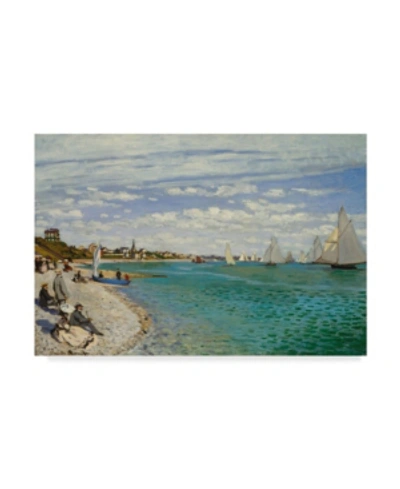 Trademark Global Claude O. Monet Regatta At Sainte Adresse Canvas Art In Multi