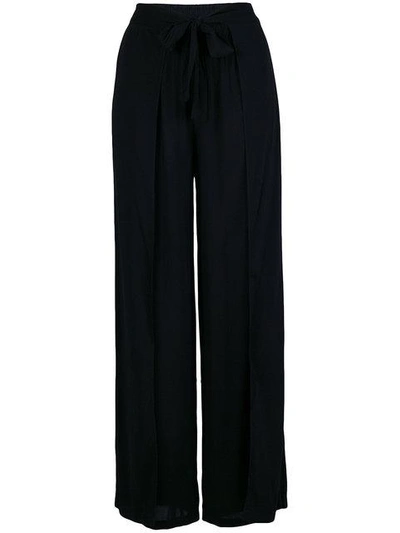 Designers Remix Wrap Trousers In Black