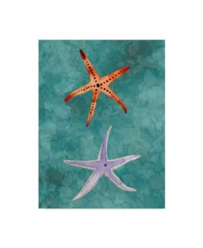 Trademark Global Alicia Ludwig Twin Starfish Iii Canvas Art In Multi