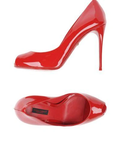 Dolce & Gabbana Pumps In Red