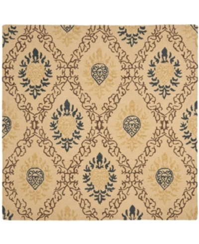 Safavieh Antiquity At460 Gold And Multi 6' X 6' Square Area Rug