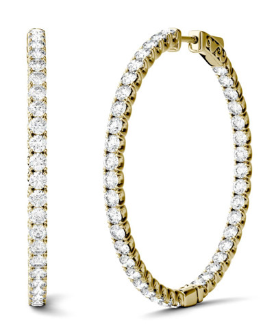 Charles & Colvard Moissanite Hoop Earrings (5/8 Ct. T.w. Diamond Equivalent) In 14k Gold Or White Gold