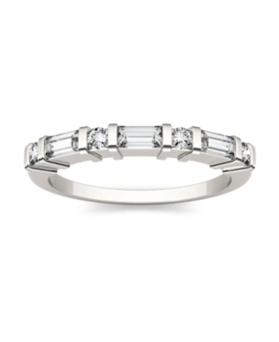 Charles & Colvard Moissanite Baguette Wedding Band 1/2 Ct. T.w. Diamond Equivalent In 14k White Gold