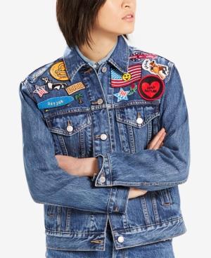 macys levi denim jacket