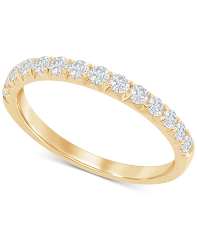 Macy's Certified Diamond Pave Band (1/2 Ct. T.w.) In 14k White Gold Or Yellow Gold
