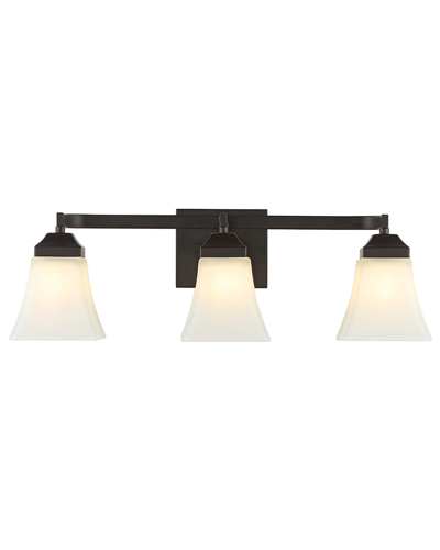 Jonathan Y Staunton 3-light Modern Cottage Led Vanity Light In Metallic