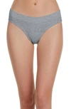 Honeydew Intimates Bailey Hipster Panties In Heather Grey